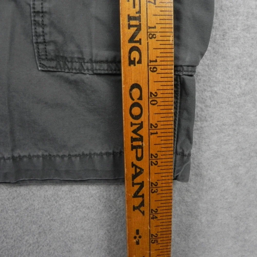 Levi's Cargo Shorts Mens 44 Gray Cotton Twill Multi Pocket Casual Utility
